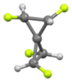 Tetraflourospiropentene